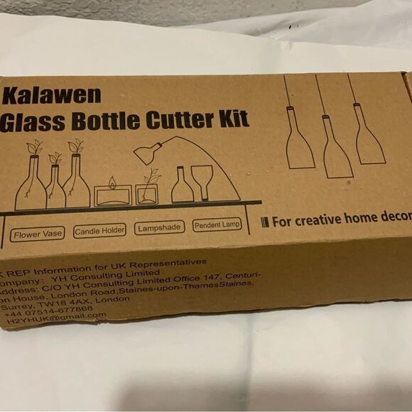 Kalawen Glass Bottle Cutter - Bottle Cutter & Glass Cutter for Bottles Kit DIY - Picture 1 of 4
